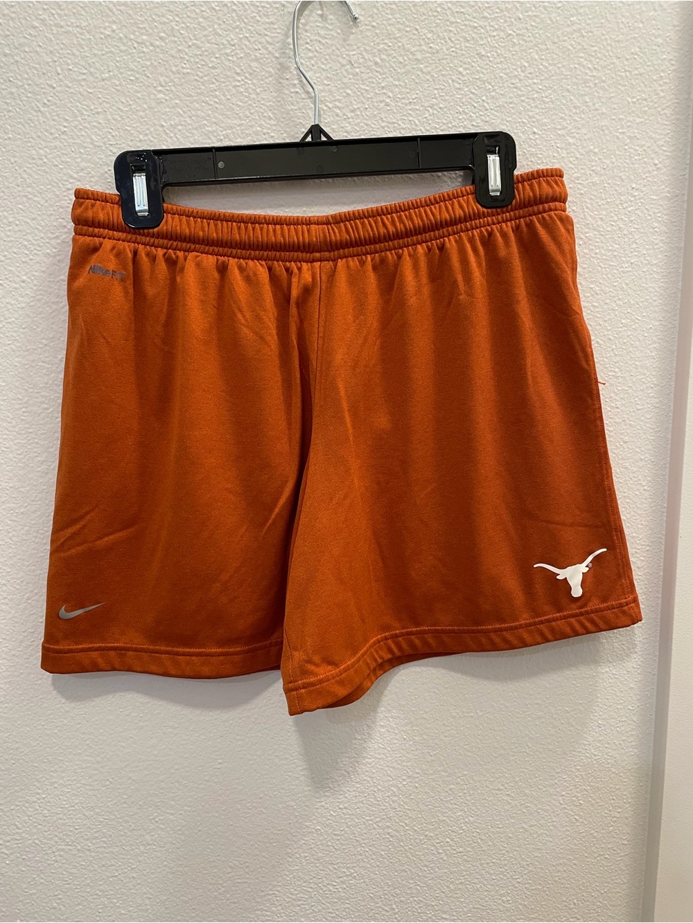 Nike Orange Athletic Shorts with Longhorn Logo